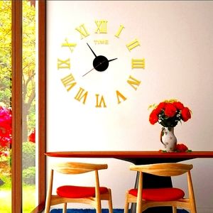 MODERN & STYLISH DIY GOLD WALL ⏰ CLOCK